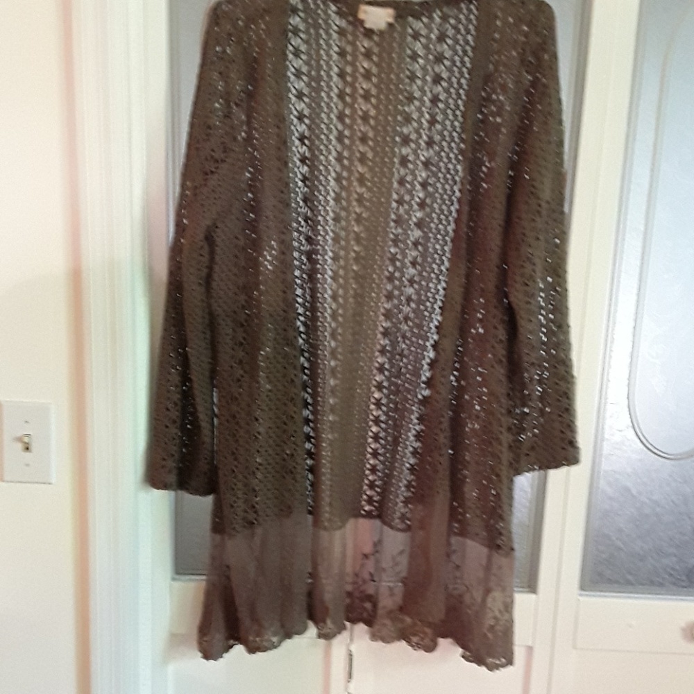 Beautiful knitted and lace cardigan